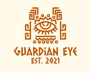 Ancient Tribal Eye logo design