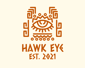 Ancient Tribal Eye logo design