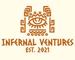 Ancient Tribal Eye logo design