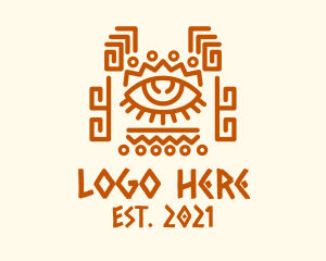 Ancient - Ancient Tribal Eye logo design