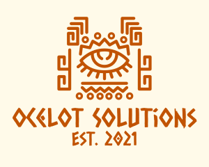 Ancient Tribal Eye logo design