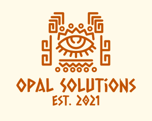 Ancient Tribal Eye logo design