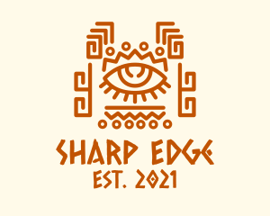 Ancient Tribal Eye logo design