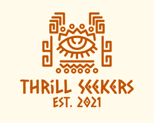 Ancient Tribal Eye logo design