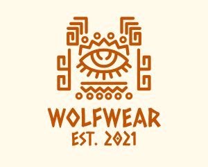 Ornament - Ancient Tribal Eye logo design