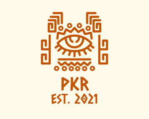 Ancient Tribal Eye logo design