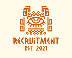 Ancient Tribal Eye logo design