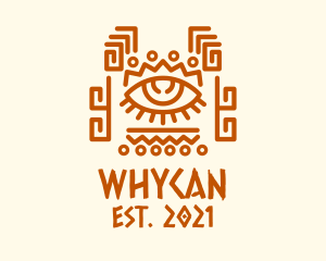 Ancient Tribal Eye logo design