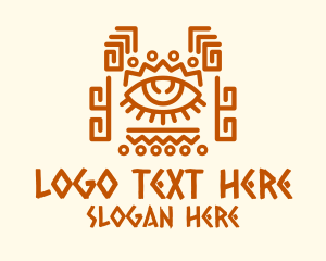 Ancient Tribal Eye Logo