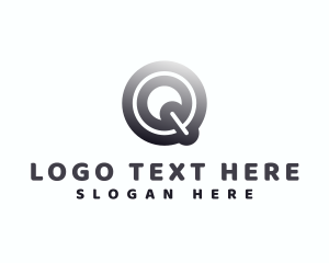 Advertising - Creative Agency Letter Q logo design