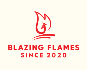 Fire Bird Torch logo design