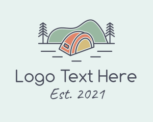 Scene - Tent Outdoor Scene logo design
