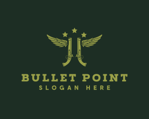 Firearm - Military Gun Rifle logo design