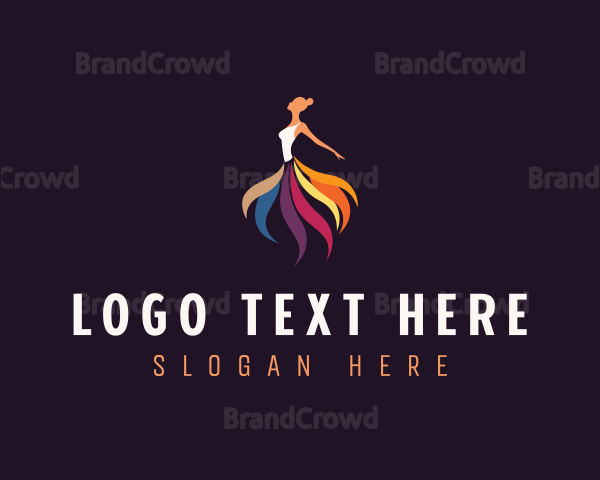 Yoga Wellness Fashion Logo