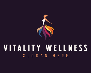 Yoga Wellness Fashion logo design