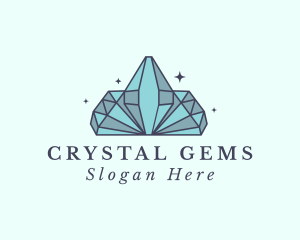 Sparkle Crystal Jewelry logo design