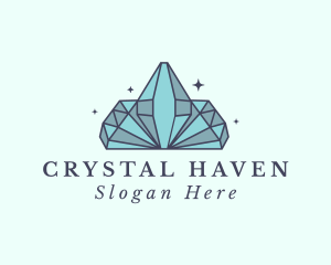 Sparkle Crystal Jewelry logo design