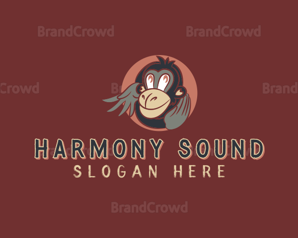 Monkey Primate Avatar Logo
