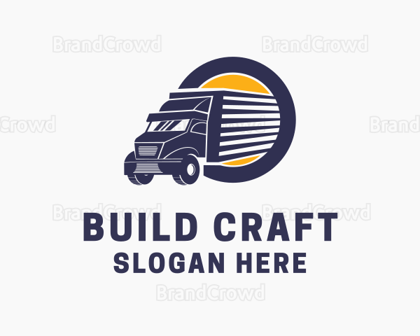 Truck Delivery Mover Logo