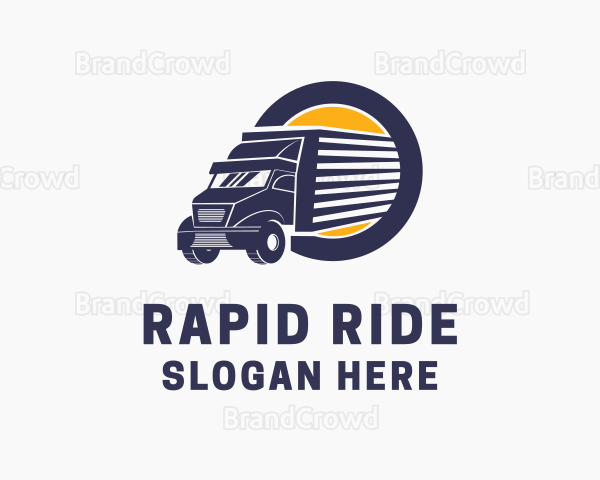 Truck Delivery Mover Logo