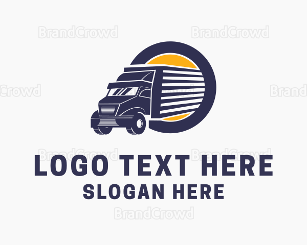 Truck Delivery Mover Logo