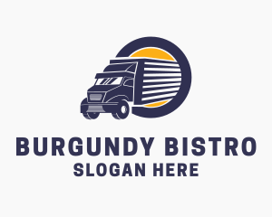 Truck Delivery Mover Logo