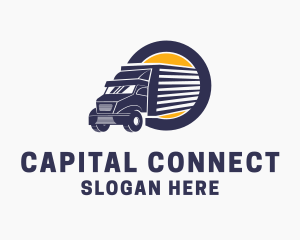 Truck Delivery Mover Logo