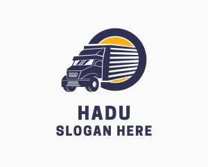 Truck Delivery Mover Logo