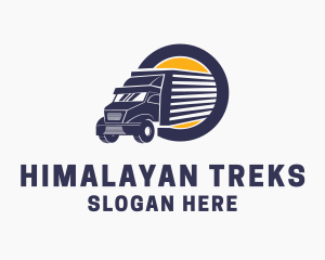 Truck Delivery Mover Logo