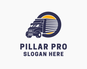 Truck Delivery Mover Logo