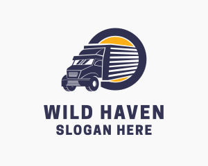 Truck Delivery Mover Logo