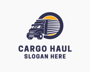 Truck Delivery Mover logo design