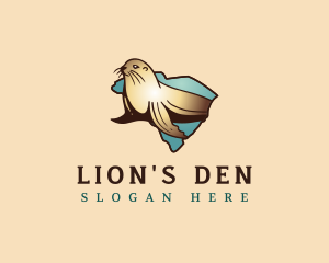 South Carolina Sea Lion logo design