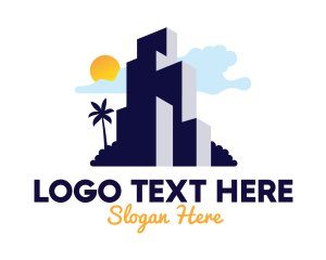 Design - Tropical Island Condominium logo design