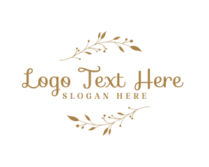 Calligraphy - Flower Fashion Style logo design