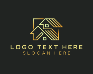 Construction - Roof House Realty logo design