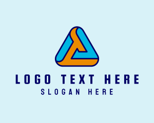 Pyramid Tech Letter A Logo