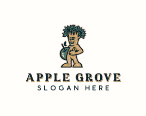 Apple Garden Tree logo design