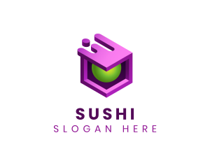 3D Cube Software Tech logo design