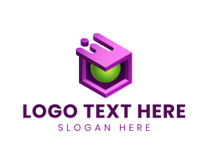 3d - 3D Cube Software Tech logo design
