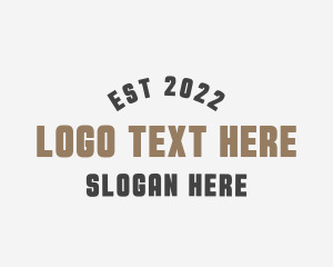 Establishment - Retro Masculine Business logo design