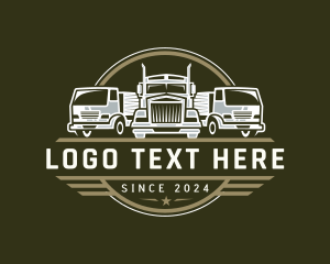 Tow - Delivery Truck Transport logo design