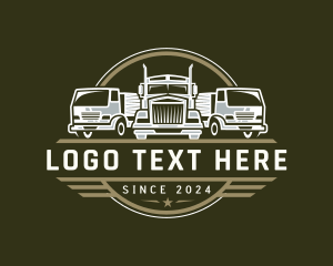 Logistics - Delivery Truck Transport logo design