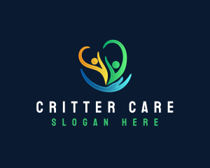 Heart Hand Care logo design