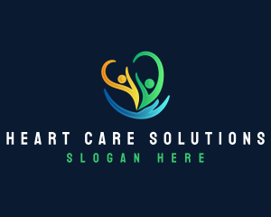 Heart Hand Care logo design