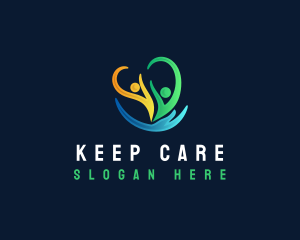 Heart Hand Care logo design