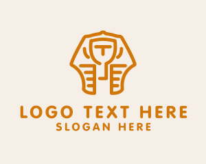 Golden Egyptian Headdress  Logo