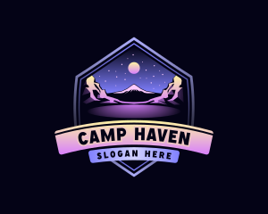 Valley Mountain Camping logo design