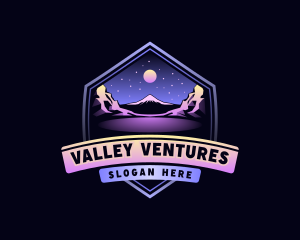 Valley - Valley Mountain Camping logo design