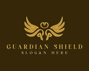 Angel Guardian Wings logo design